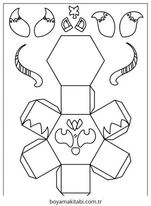 Blox Fruits boyama sayfası – renkli çizimler, okul öncesi