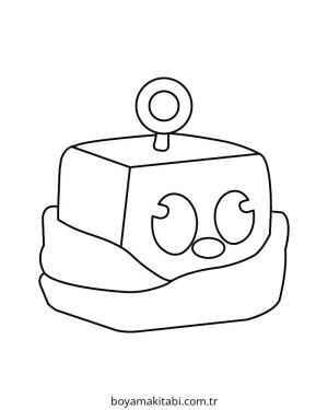 Blox Fruits boyama sayfası – kolay boyama, eğitici aktivite