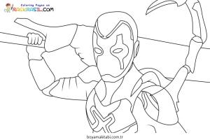 Blue Beetle Boyama