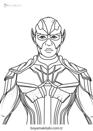 Blue Beetle boyama sayfası – boyama etkinliği, çocuk aktivitesi