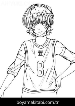 Blue Lock boyama sayfası – eğitici aktivite, yaratıcılık