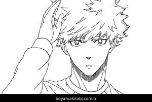 Blue Lock boyama sayfası – çocuk aktivitesi, PDF indir