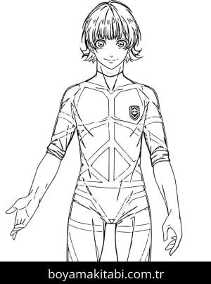 Blue Lock boyama sayfası – yaratıcılık, eğlenceli etkinlik