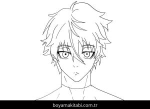 Blue Lock boyama sayfası – çocuklar için, çizgi film temalı