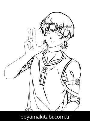 Blue Lock boyama sayfası – yaratıcılığı geliştirir, keyifli zaman