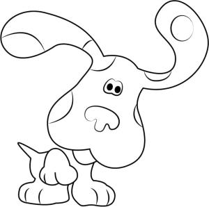 Blue’s Clues boyama sayfası,  coloring page, Blue’s Clues yi Yazdır, 