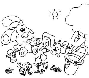 Blue’s Clues boyama sayfası,  coloring page, Blue’s Clues karakterleri, 