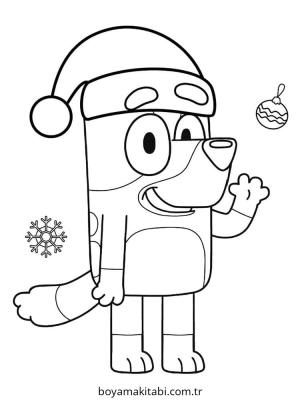 Bluey boyama sayfası – yaratıcılığı geliştirir, keyifli zaman