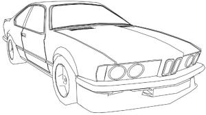 BMW boyama sayfası,  coloring page, BMW Shark, 