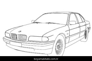 BMW boyama sayfası – evde etkinlik, ücretsiz yazdır
