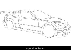BMW boyama sayfası – yaratıcılığı geliştirir, keyifli zaman