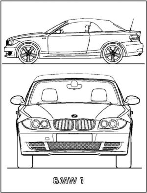 BMW boyama sayfası,  coloring page, BMW 1, 