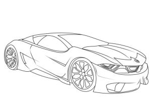 BMW boyama sayfası,  coloring page, BMW i8 boyama sayfası, 