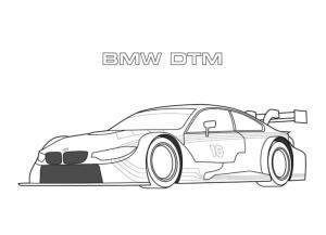 BMW boyama sayfası,  coloring page, BMW DTM, 