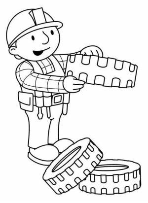 Bob Usta boyama sayfası,  coloring page, Bob Usta, 