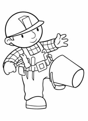 Bob Usta boyama sayfası,  coloring page, Bob ustası Anahat, 