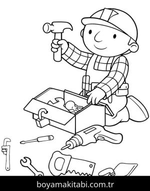 Bob Usta boyama sayfası 53429,  coloring page, 