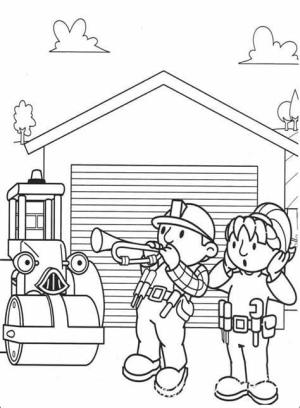 Bob Usta boyama sayfası,  coloring page, Bob Ustası HD, 