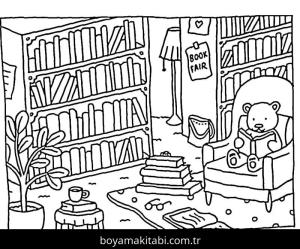 Bobbie Goods boyama sayfası – keyifli zaman, renkli çizimler