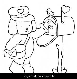 Bobbie Goods boyama sayfası – evde etkinlik, ücretsiz yazdır