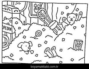 Bobbie Goods boyama sayfası – basit çizim, kolay boyama