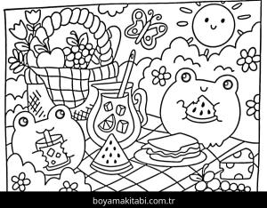 Bobbie Goods boyama sayfası – sanatsal çalışma, çocuklar için