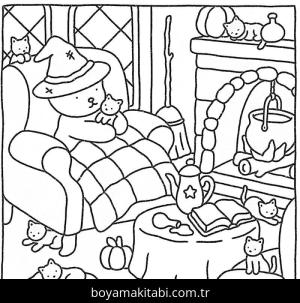 Bobbie Goods boyama sayfası – renkli çizimler, okul öncesi