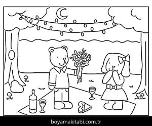 Bobbie Goods boyama sayfası – okul öncesi, evde etkinlik