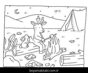 Bobbie Goods boyama sayfası – el becerilerini geliştirir, boyama çalışması