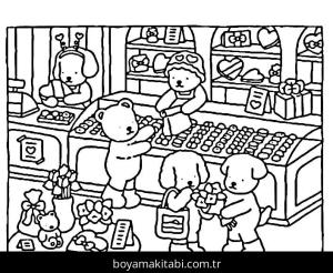 Bobbie Goods boyama sayfası – çocuk aktivitesi, PDF indir