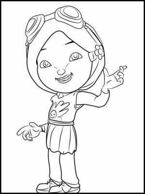 BoBoiBoy boyama sayfası,  coloring page, Yaya De Boboiboy, 