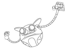 BoBoiBoy boyama sayfası,  coloring page, Boboiboy’da Otobot, 