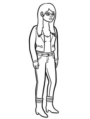 BoJack Süvari boyama sayfası,  coloring page, BoJack Horseman’dan Diane Nguyen, 