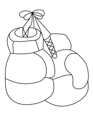 Boks boyama sayfası,  coloring page, Boks Eldivenleri, 