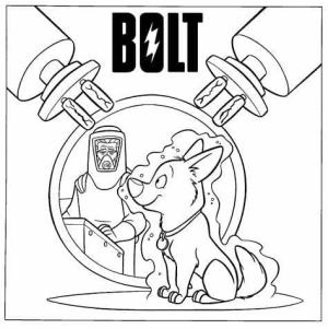 Bolt boyama sayfası,  coloring page, Bolt Resmi Anahattı, 