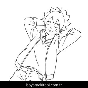 Boruto boyama sayfası 48110,  coloring page, 
