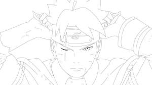 Boruto boyama sayfası,  coloring page, Yakışıklı Boruto, 