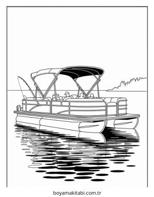 Bot boyama sayfası – renkli çizimler, okul öncesi