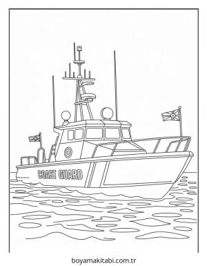 Bot boyama sayfası – eğitici aktivite, yaratıcılık