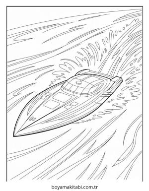 Bot boyama sayfası – eğlenceli etkinlik, el becerilerini geliştirir