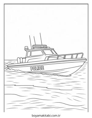 Bot boyama sayfası – kolay boyama, eğitici aktivite