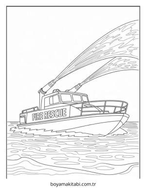 Bot boyama sayfası – el becerilerini geliştirir, boyama çalışması