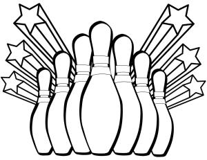 Bowling boyama sayfası,  coloring page, Bovling ve Yıldız, 