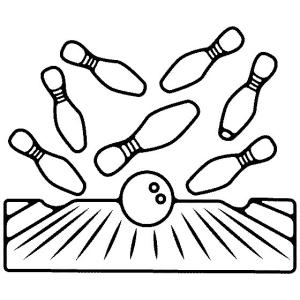 Bowling boyama sayfası,  coloring page, Bovling Mızrağı, 