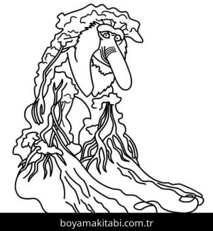 Brainrot boyama sayfası – renkli çizimler, okul öncesi