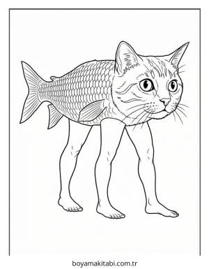 Brainrot boyama sayfası – evde etkinlik, ücretsiz yazdır