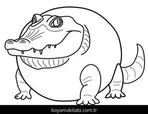 Brainrot boyama sayfası – çizgi film temalı, basit çizim