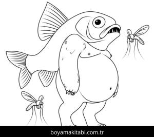 Brainrot boyama sayfası – sanatsal çalışma, çocuklar için