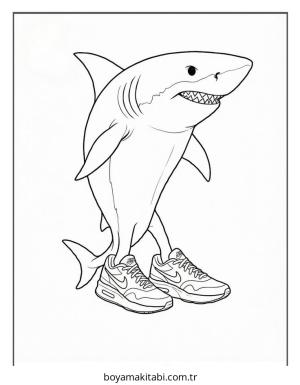 Brainrot boyama sayfası – el becerilerini geliştirir, boyama çalışması