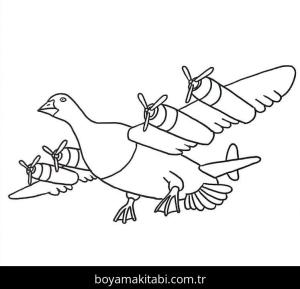 Brainrot boyama sayfası – çocuk aktivitesi, PDF indir